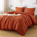 Tassel Soft Fluffy Comforter Sets 3 Pieces