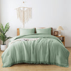 Tassel Soft Fluffy Comforter Sets 3 Pieces