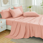 Andency 7 Pieces Comforter Sets -  Bed in a Bag Soft Fluffy Bedding Comforter Sets - Lightweight Cream Boho Tassel Bed Set with Comforter, Sheets, Pillowcases & Shams