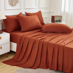Andency 7 Pieces Comforter Sets -  Bed in a Bag Soft Fluffy Bedding Comforter Sets - Lightweight Cream Boho Tassel Bed Set with Comforter, Sheets, Pillowcases & Shams