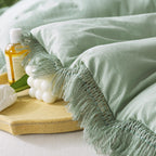 Tassel Soft Fluffy Comforter Sets 3 Pieces