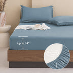 Andency 7 Pieces Comforter Sets -  Bed in a Bag Soft Fluffy Bedding Comforter Sets - Lightweight Cream Boho Tassel Bed Set with Comforter, Sheets, Pillowcases & Shams